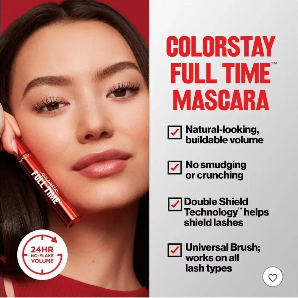 🦋 Revlon ColorStay Full Time Mascara Black New FullSz